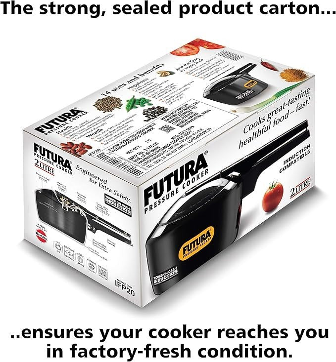 Hawkins Futura Induction Pressure Cooker, 2 Litre Capacity